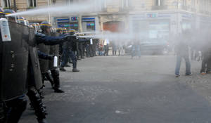 Paris: High schoolers protest against student deportations